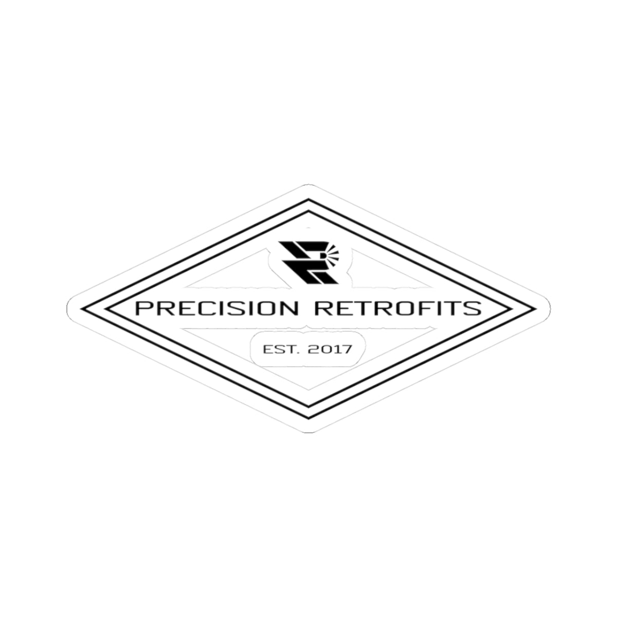 Precision Retrofits DIAMOND Logo Sticker - Precision Retrofits