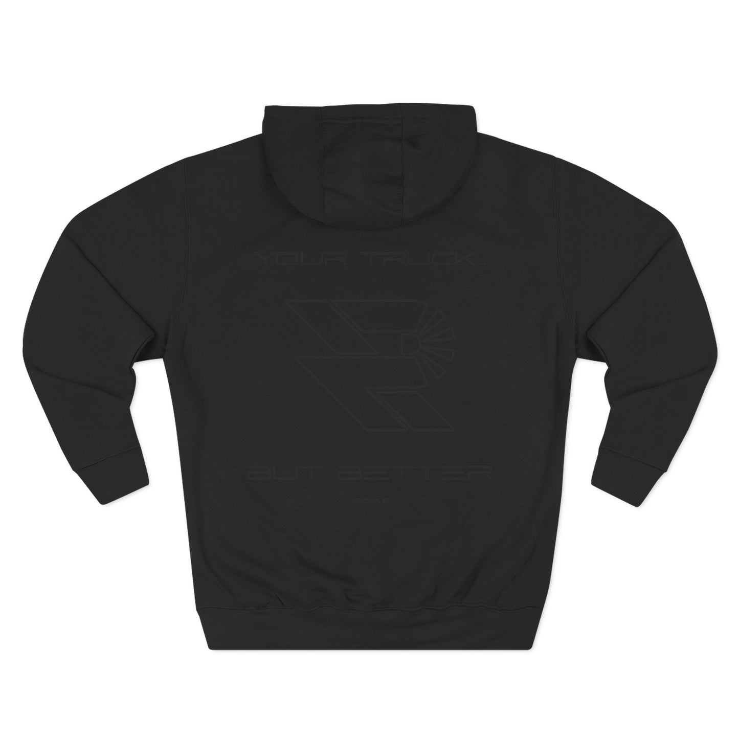 ...BETTER Three-Panel Fleece Hoodie - Precision Retrofits