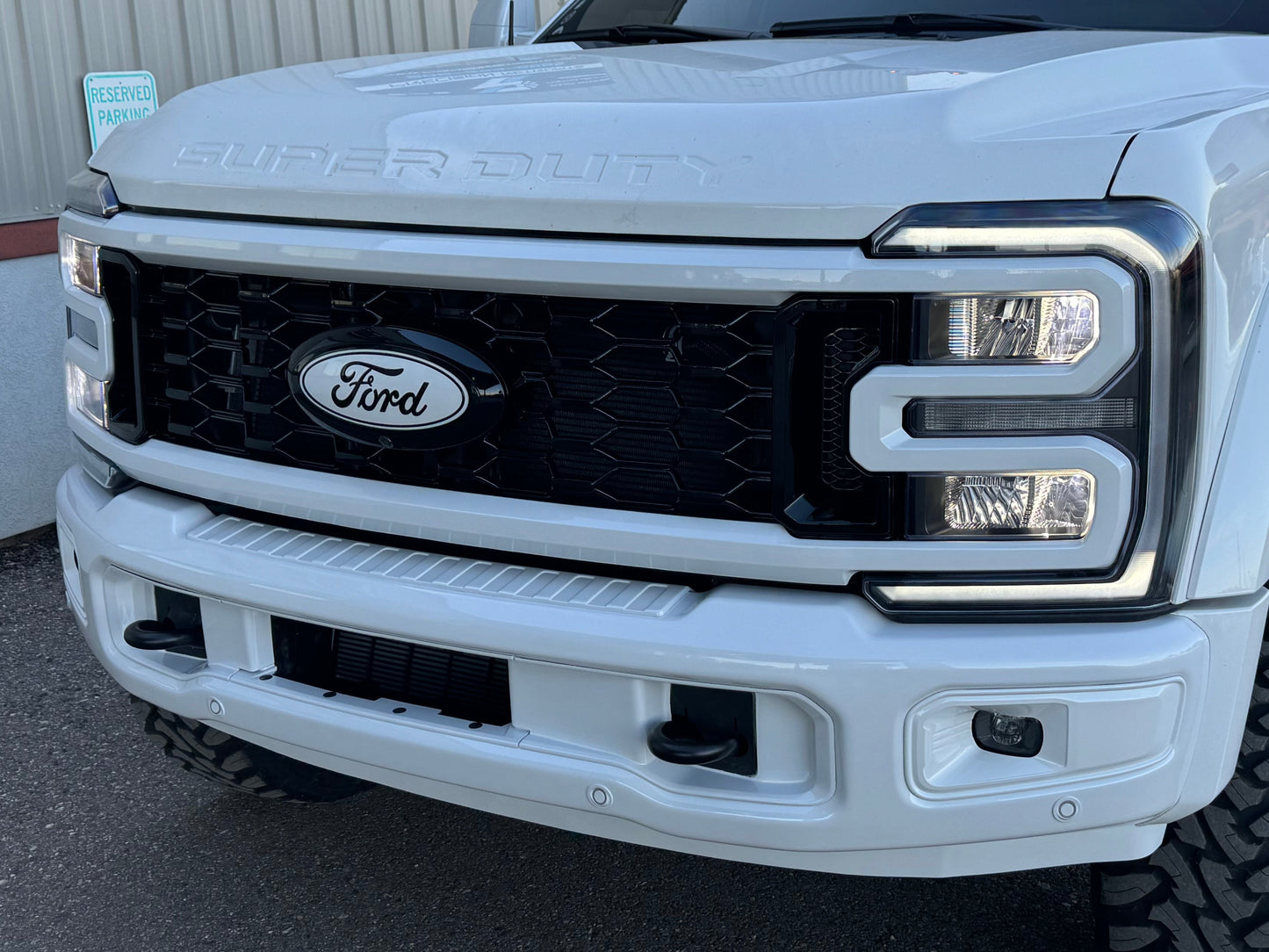 2023 - 2025 Super Duty Painted High Flow Grille - Precision Retrofits