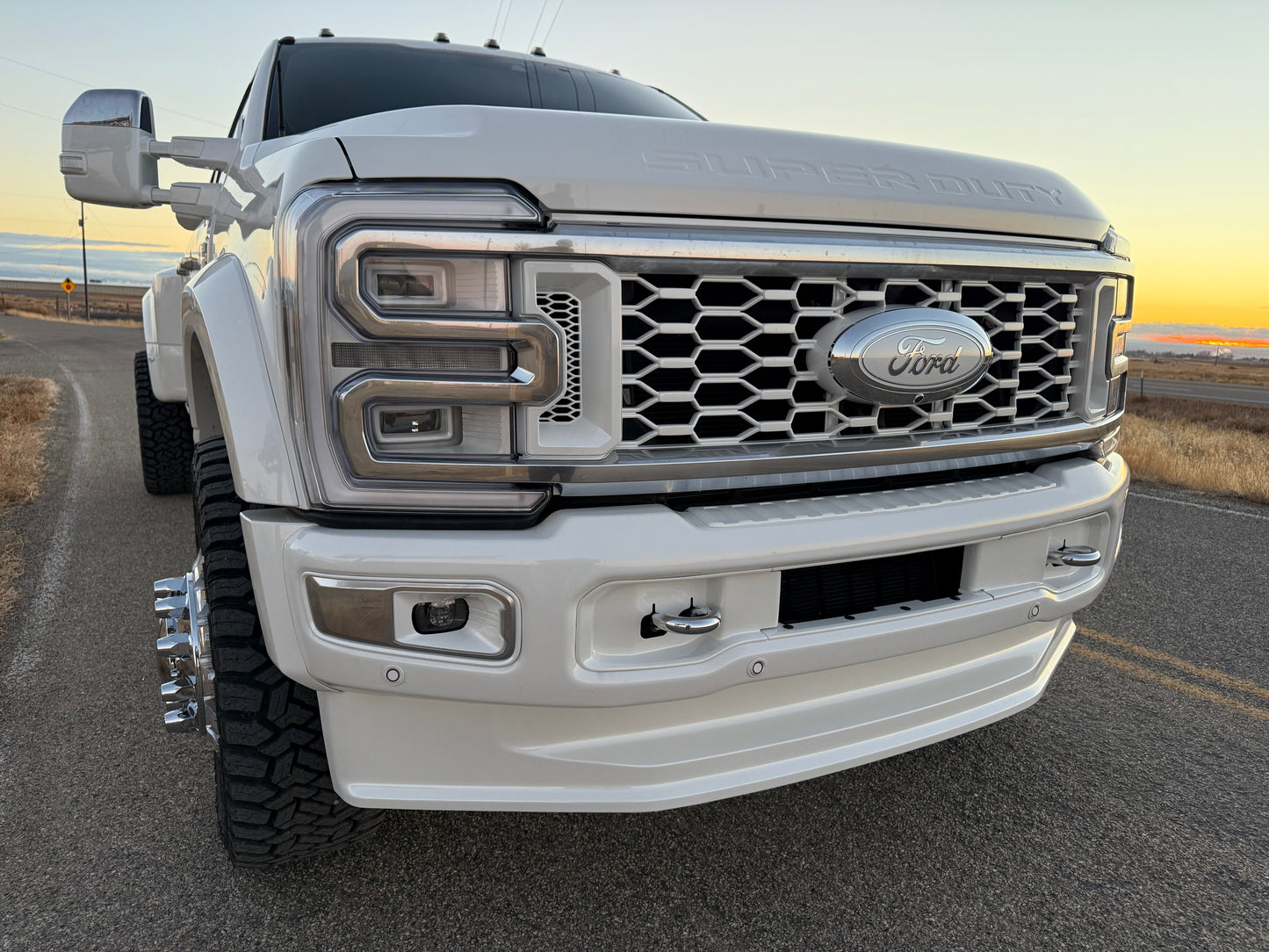 2023 - 2025 Super Duty Painted High Flow Grille - Precision Retrofits