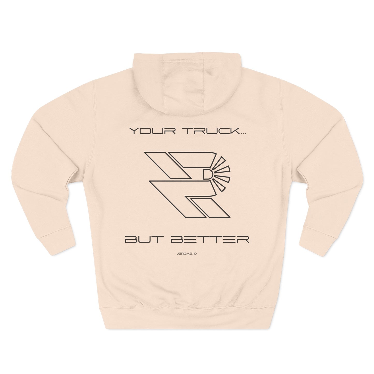 ...BETTER Three-Panel Fleece Hoodie - Precision Retrofits
