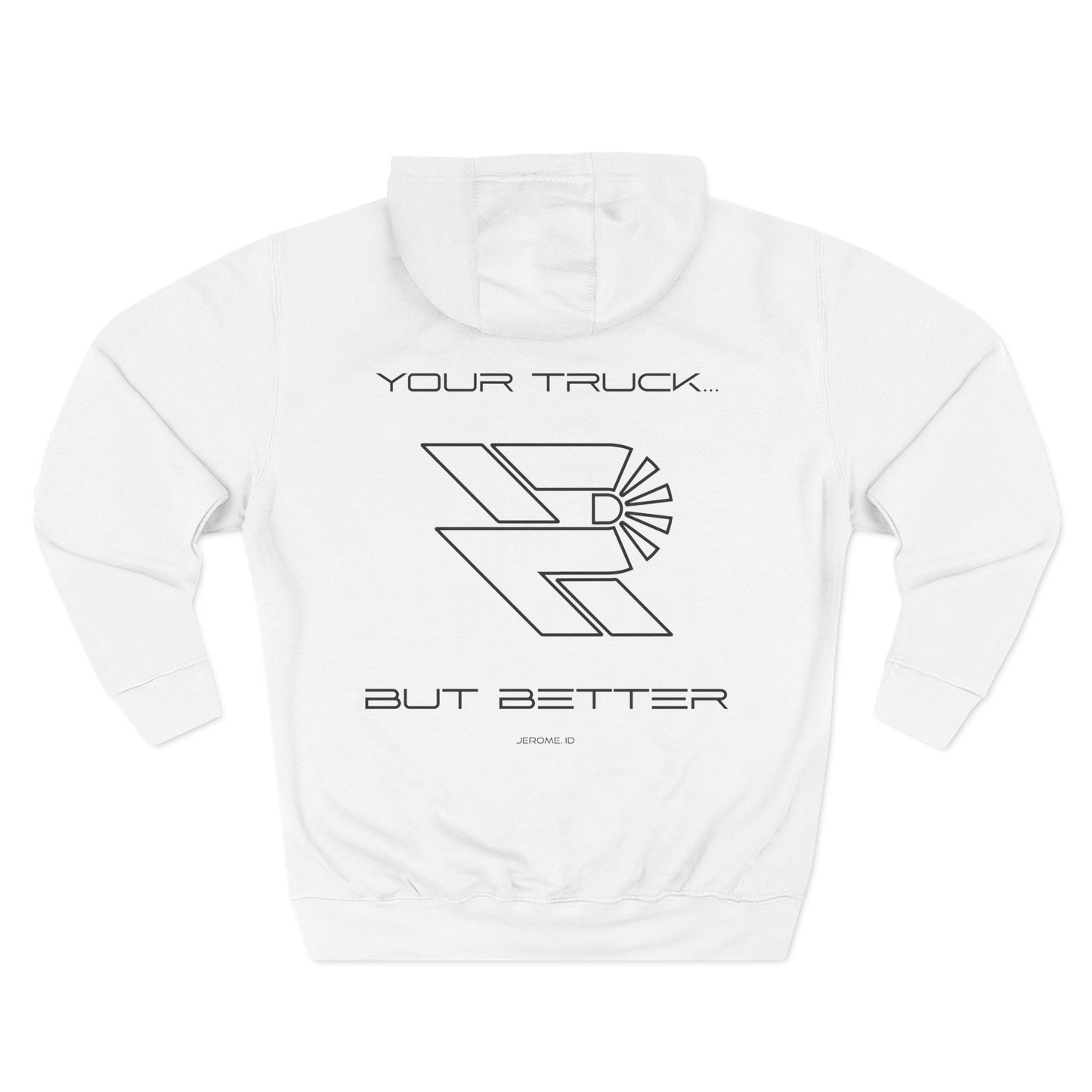 ...BETTER Three-Panel Fleece Hoodie - Precision Retrofits