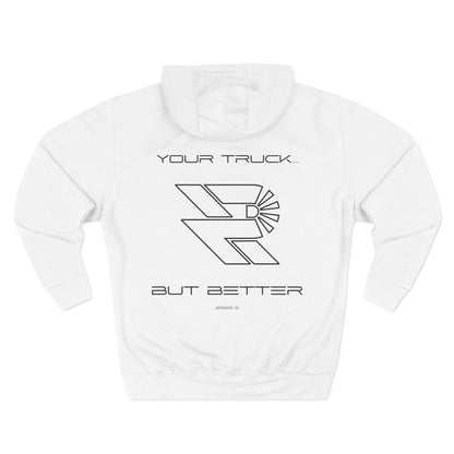 ...BETTER Three-Panel Fleece Hoodie - Precision Retrofits