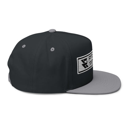 Embroidered Snapback Flat Bill Cap - Precision Retrofits