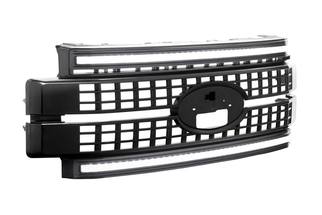 FORD SUPER DUTY (17-19): MORIMOTO XBG LED DRL GRILLE - Precision Retrofits