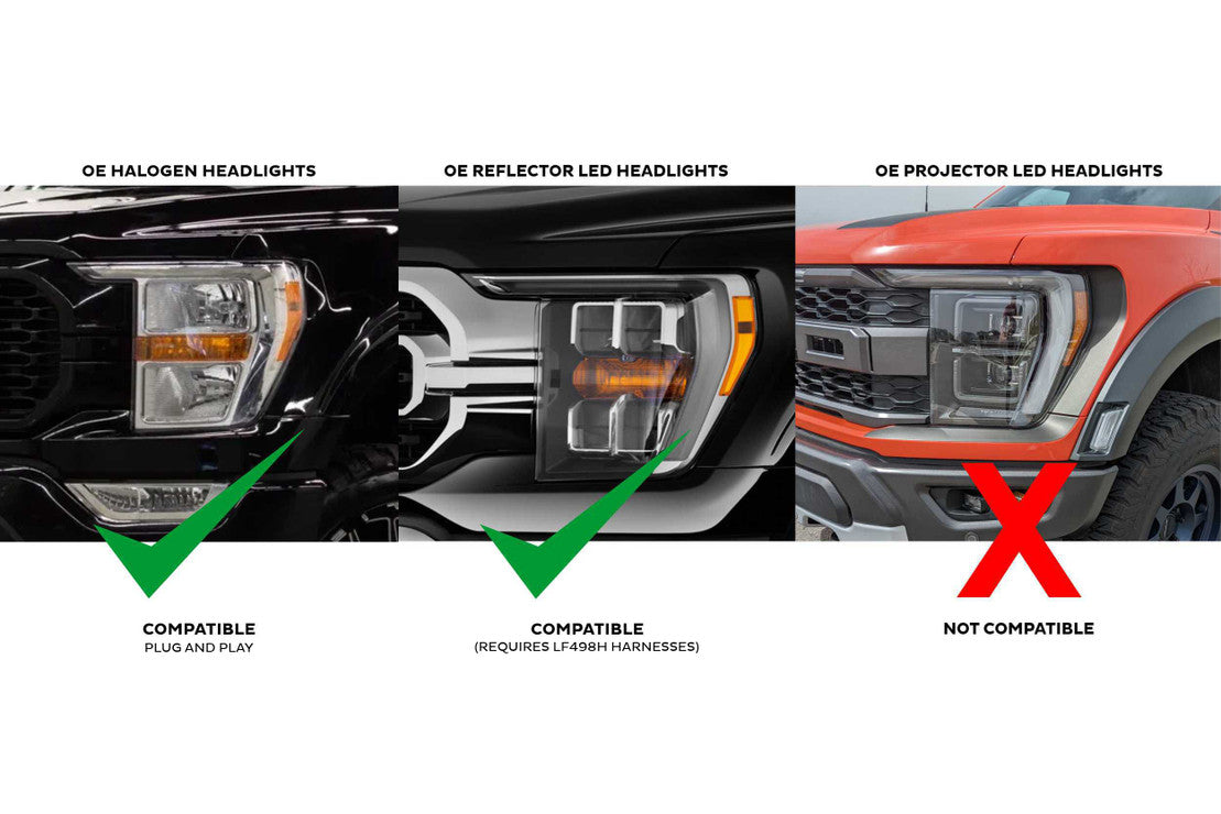 F 150 21 XB LED HEADLIGHTS
