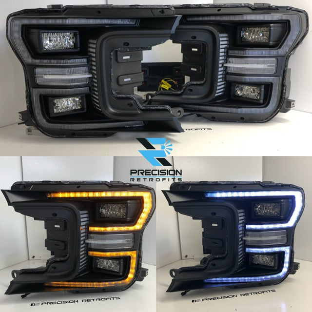 2018 and up F-150 LED Headlight Retrofit - Precision Retrofits