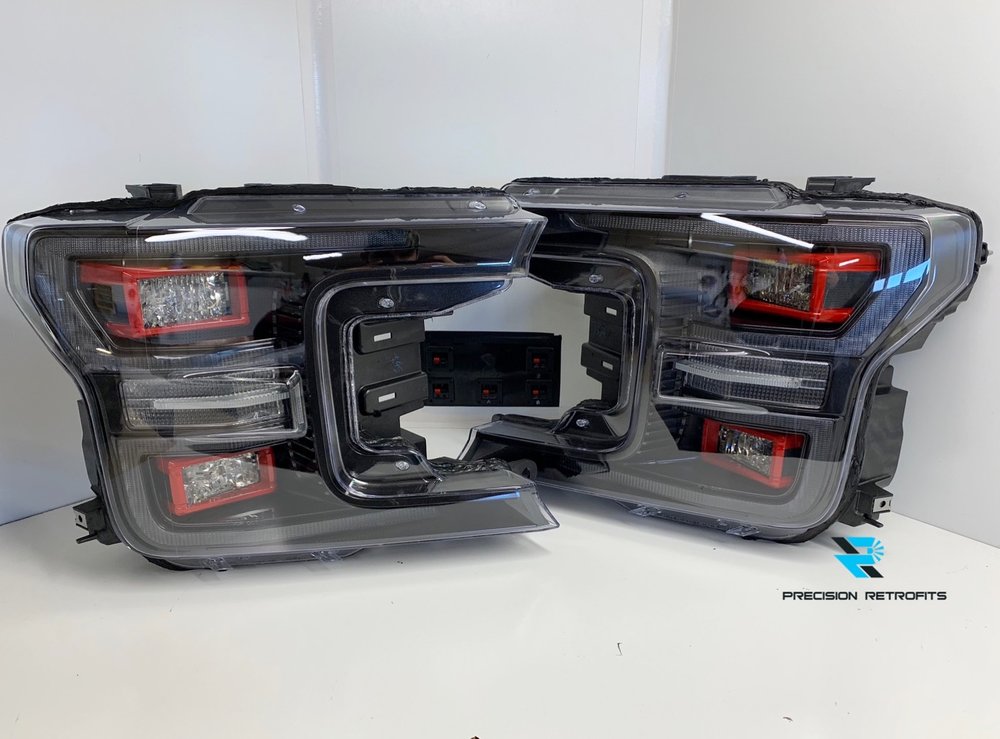 2018 and up F-150 LED Headlight Retrofit - Precision Retrofits