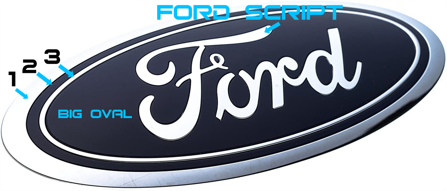 2015 - 2020 F-150 Front and Rear Emblems - Precision Retrofits